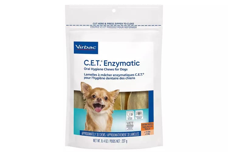 Virbac CET Enzymatic Oral Hygiene Chews for Dogs (Best Dental Chews for Dogs)