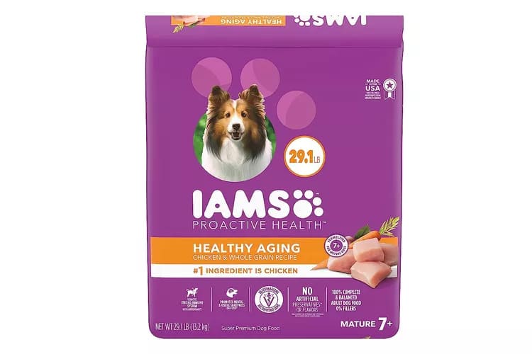 Iams Proactive Health Healthy Aging Mature & Senior Formula with Real Chicken Dry Dog Food
